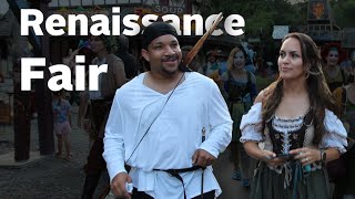 We went to a Renaissance Faire  Time Travel Jousting amp Medieval Feasting [upl. by Eciuqram301]