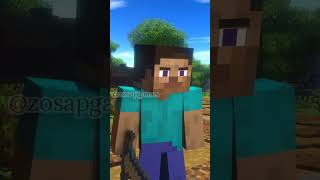 Herobrine Vs Pillagers shorts minecraft [upl. by Adlai461]