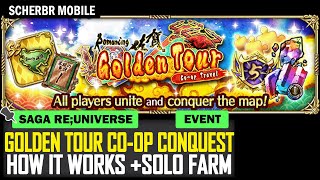 Golden Tour CoOp Conquest Event Guide Solo Farm  Romancing SaGa reUniverSe [upl. by Batha420]