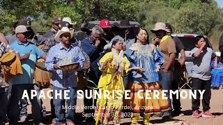 Apache Sunrise Ceremony Middle Verde September 30 2023 [upl. by Middleton]