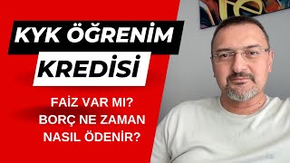 KYK ÖĞRENİM KREDİSİNDE GERÇEKTEN FAİZ KALKTI MI KYK KREDİSİ ALMAK MANTIKLI MI para [upl. by Eiznil600]