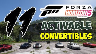 Forza Horizon 5 All activable convertibles [upl. by Yremrej]