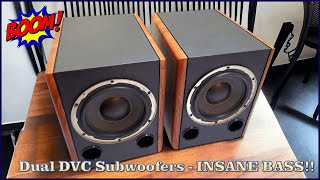 Building a DIY subwoofer Box for an 8quot DVC Subwoofer  26Hz [upl. by Ordnagela374]