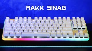 RAKK SINAG Cherry MX Blue Unboxing amp Review  Lighting Modes  Sound Test [upl. by Htieh]