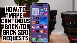 How to make continuous back to back Siri requests [upl. by Quiteri205]