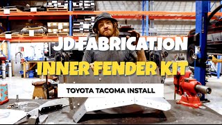 Installing Stronger Wheel Wells in the Tacoma [upl. by Kalikow]