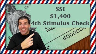 SSI 1400 4th Stimulus Check Update  Supplemental Security Income [upl. by Yuria]