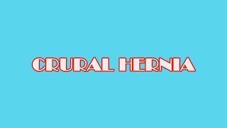 CRURAL HERNIA IN INFANT [upl. by Navlys]