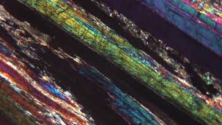 Clinopyroxène diopside au microscope polarisant LPA [upl. by Jenkins]