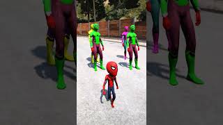 SPIDERMAN SAVED ELEPHANT FROM HIS SPIDEYCAR shortsfeed gta gta5 [upl. by Esihcoc]