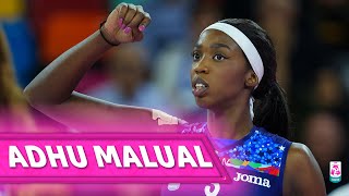 ADHU MALUAL MVP amp TOP Scorer in Firenze  Roma  Lega Volley Femminile 202425 [upl. by Schiro]