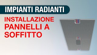 Come installare i pannelli radianti in cartongesso a controsoffitto [upl. by Laamaj]