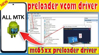 How to install mtk driver MediTek PreLoader USB VCOM [upl. by Ardnuaet367]