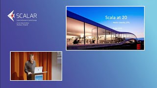 Martin Odersky SCALA HAS TURNED 20  Scalar Conference 2024 [upl. by Woodley]