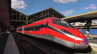 FRECCIAROSSA MILANO  PARIGI e TGV alla stazione di PARIS GARE DE LYON [upl. by Linea]