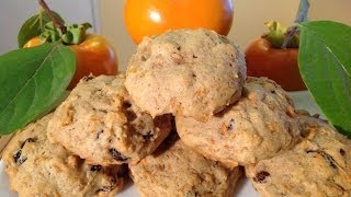 How To Make Persimmon CookiesBakingCookie Recipes [upl. by Sadiras]