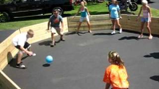 Gaga Ball Portable amp Permanent Pits by Coach Cliff [upl. by Idahs117]