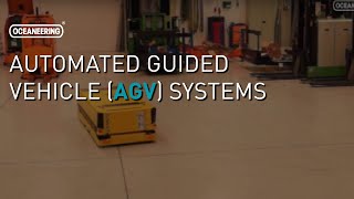 Automated Guided Vehicle AGV Systems  Oceaneering [upl. by Ellerahs661]