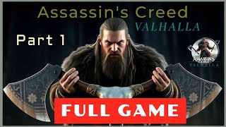 Assassins Creed Valhalla high graphics full HD 4k no commentary  Part one [upl. by Ammamaria]