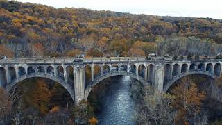 New Jersey Fall Foliage 2021 North Jersey High Point Paulinskill Viaduct Lake Solitude Wawayanda [upl. by Sexela]