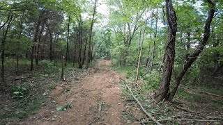 Cutting new roads through the woods another old homesite amp cistern well project291 [upl. by Sumedocin]