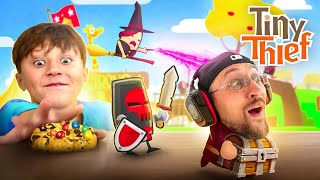 Then Vs Now FGTeeV Tiny Thief Gameplay Pirates Witches amp Robots [upl. by Enylodnewg60]