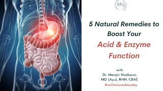 5 Natural Strategies to Boost Your Acid and Enzyme Function digestivehealth ayurveda enzymes [upl. by Kapeed528]