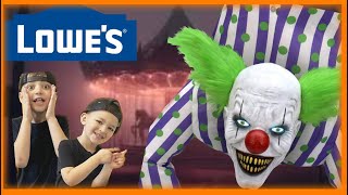 lowes 2024 handstand clown halloween animatronic unboxing and demo [upl. by Renwick]