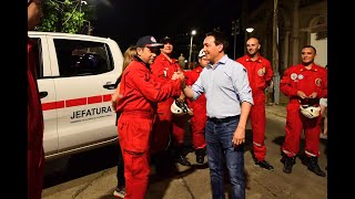 LOS BOMBEROS VOLUNTARIOS Y AGENTES DE DEFENSA CIVIL DE NUESTRO DISTRITO VIAJARON A VILLA GESELL [upl. by Attenrev]