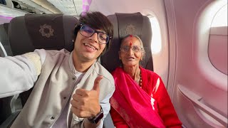 Amma Ki 1st Flight ✈️ 🥺 Maza Aagya [upl. by Beyer733]