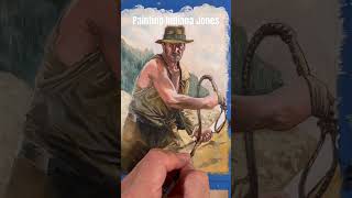 painting indianajones oilpainting vignette [upl. by Alyel]