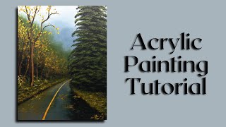 Acrylic Painting Tutorial  Step by Step [upl. by Araccot]