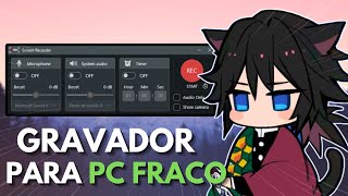 Gravador de TELA SIMPLES e LEVE 2024 [upl. by Aurelea671]