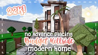 No Advanced Placing Budget Hillside Modern Home 22k Speedbuild and Tour  iTapixca Builds [upl. by Ttenaej]