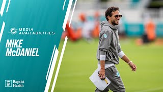 Coach Mike McDaniel meets with the media  Miami Dolphins [upl. by Baird]