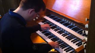 Paul Carr plays Allegro from JS Bachs Trio Sonata 5 at Holy Trinity Wordsley West Midlands UK [upl. by Aianat]