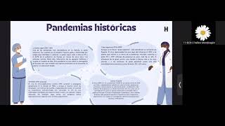 Exposición de Historia Universal Pandemias 11 BCH2 [upl. by Aissatsana299]