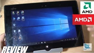 REVIEW Fujitsu Stylistic Q572  AMD Windows Tablet PC [upl. by Einhapets652]