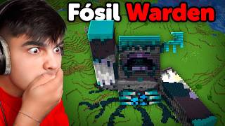 Exploré el Fósil del Warden en Minecraft que es Real [upl. by Ijnek582]