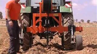 Netafim Deep Burying Machine Introduction [upl. by Messere]