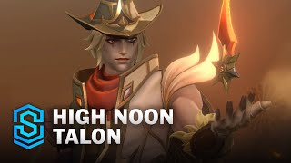 High Noon Talon Wild Rift Skin Spotlight [upl. by Isdnyl]