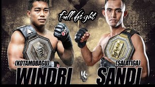 Windri patilima vs Sandi Permana  one prine mma [upl. by Colner56]