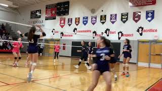 2024 Grantsburg volleyball vs Colfax  1012 highlights [upl. by Dorena837]