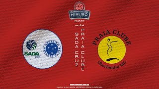 Sada Cruzeiro X Praia Clube semifinais do campeonato Mineiro de Vôlei Sub 17 [upl. by Ardiekal]