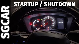 2021 Toyota Corolla Altis 12th Gen E210 Standard Trim Startup amp Shutdown Sequence [upl. by Lotti371]