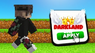 Best Application For DarkLand Smp  Owner IAMSUMMER18  DARKLANDSMP DARKLANDSMPAPPLICATION [upl. by Levina]