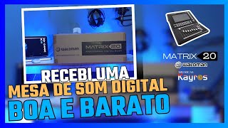 Mesa de Som Digital  BOA E BARATO  MATRIX 20 [upl. by Natica]