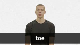 How to pronounce TOE in American English [upl. by Neff]