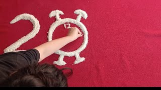 easy New year theme baby photoshoot ideas at home। monthly baby photoshoot ideas at home।2024 theme [upl. by Zanlog]