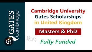 Part 5  Gates Cambridge University Scholarships 202526 in UK Fully Funded scholarship study [upl. by Rosen]